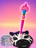 Pink Gamer Controller Beaded Pen