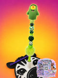 Plankton Character Flocked Topper Beaded Pen